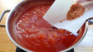 自製番茄醬一定要加的調料，學會在家做，酸甜香醇，配方簡單好吃【夏媽廚房】