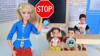 ПЕРЕСАДИТЬ НЕЛЬЗЯ ОСТАВИТЬ! Мультик #Барби Школьные Истории Куклы Игрушки для девочек