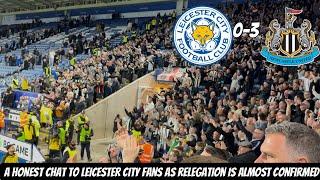 Leicester City 0-3 Newcastle away day vlog - THIS IS THE WORST RELEGATION RACE I HAVE EVER SEEN !!