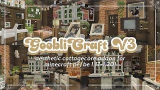 ꒰ NEW UPDATE ꒱ GoobliCraft CIT V3 Aesthetic Cottagecore addon for Minecraft PE & Bedrock 1.20!