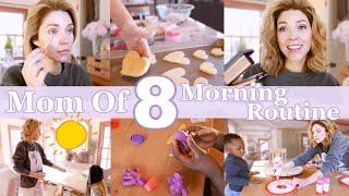 ️Mom of 8 Kids Morning Routine ️ // Homeschooling, Homemaking + Large Family Life...
