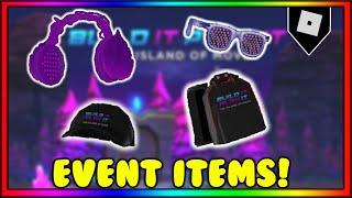 [BUILD IT PLAY IT EVENT] ALL CODES AND BADGES FOR EVENT ITEMS IN ISLAND OF MOVE || Roblox