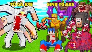 SẼ RA SAO NẾU TÔ GÀ.EXE ĐẤU VỚI SINH TỐ.EXE TRONG MINECRAFT*TÔ GÀ THỬ THÁCH ĐẠI CHIẾN SINH TỐ EXE