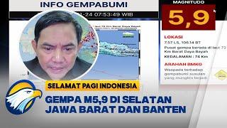 Gempa M5,9 di Selatan Jawa Barat dan Banten Terasa di Jakarta Hingga Bandung