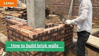 How to build brick walls (Part 01) - NTD Construction