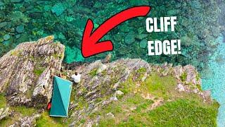 24 HRS Solo Camping On a Cliff Edge