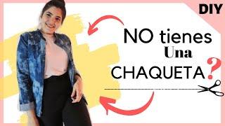 Como hacer una CHAQUETA con unos PANTALONES DIY  |BeruzkaDms 