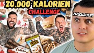 Schaffen diese Zuschauer die 20.000 Kalorien Challenge in 24 Stunden I The Franklin Reaktion