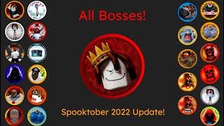 Roblox: Mega Noob Simulator - All Bosses (Spooktober 2022 Update)