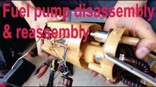 How to disassemble and reassemble a fuel pump