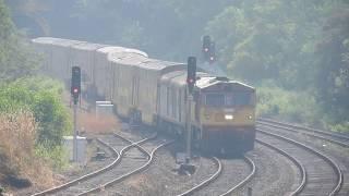 Kalyan WDP3A 15517 With 11086 Madgaon LTT Double Decker Express Arriving Nivsar For Crossing