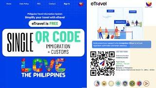 2025 How to Register eTravel to Philippines Tutorial - Single QR Code for Customs and Immigration