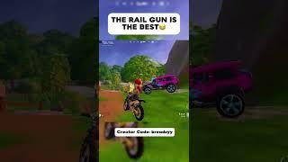 THE RAIL GUN IS THE BEST #breadzy #fortnite #memes #fortnitememes #funny #viral #viralmemes #yts