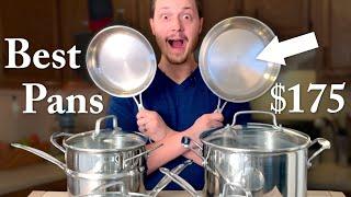 Best Cookware Set under $175 (2022) || Cuisinart Chef’s Classic Stainless 11-Piece Cookware Review