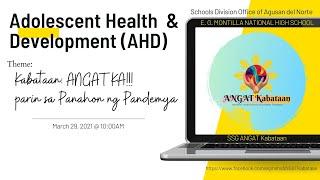 Adolescent Health and Development (AHD) Episode 1: ABCDE of Teenage Pregnancy