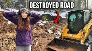 Our Road is GONE (major mudslide)