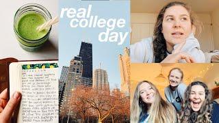 REAL College day in the life - grocery shopping, class, cooking & cleaning