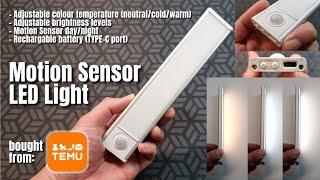 Motion Sensor LED Light (From Temu)