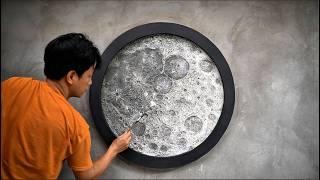 How I created the latest surreal moon out of cement