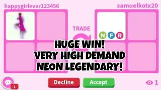  Trading RIDE POTION TO A VERY HIGH DEMAND NEON LEGENDARY In 30 MINUTES!