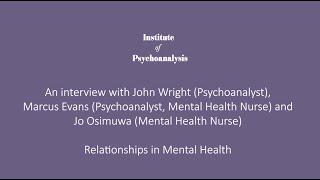 Relationships in Mental Health