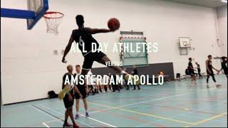 ALL DAY ATHLETES vs AMSTERDAM APOLLO - Dutch Basketball has a BRIGHT Future !