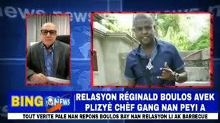 Dr Reginald boulos kap bay detay sou rapo li ave gang Ayiti