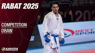 Karate 1 - Premier League RABAT- OFFICIAL COMPETITION DRAW | WORLD KARATE FEDERATION
