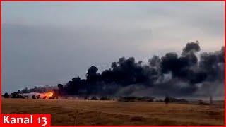 The ongoing fire at an oil base in Rostov has spread to new oil tanks