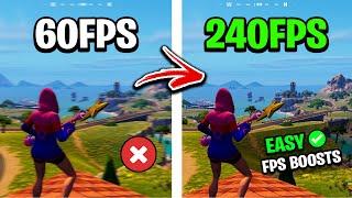 Fix FPS Drops & BOOST FPS In Fortnite Chapter 5! (Easy Steps)