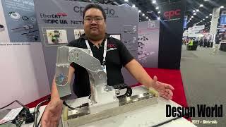 Chieftek's miniature robotics on display at Automate 2023