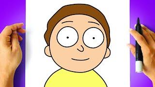 How to DRAW MORTY - Rick and Morty