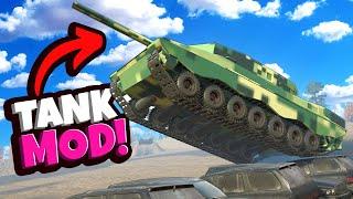 We Tested Our a TANK on Monster Truck JUMPS in Snowrunner Mods!