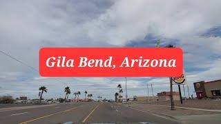 Gila Bend, Arizona, Gila Bend, AZ, 85337, Driving Main Street, and Exploring, Desert