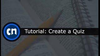 Create a Quiz