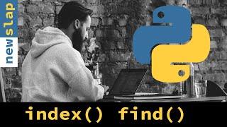 Python Basics | Die Methoden index () und find () für Strings