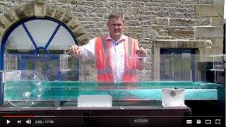 Hydraulic flume demonstration