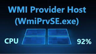 Что за процесс WMI Provider Host (WmiPrvSE.exe) грузит процессор в Windows 11/10