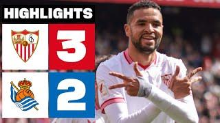SEVILLA FC 3 - 2 REAL SOCIEDAD | HIGHLIGHTS LALIGA EA SPORTS