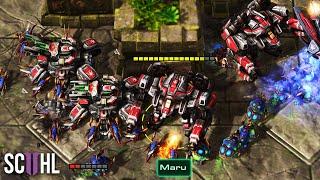 Maru's UNBREAKABLE TERRAN DEFENSE - Starcraft 2: Maru vs. SHIN