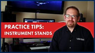 60 Second Music Practice Tip - Use an Instrument Stand