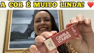 Batom matte Camila Loures para a Vult