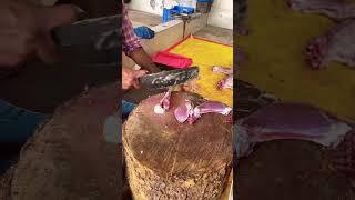 Amazing Telangana mutton nalli bokka bones cutting skills part-1