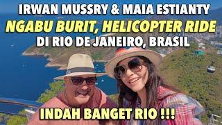 MAIA ESTIANTY & IRWAN MUSSRY TUR HELIKOPTER RIO DE JANEIRO BRASIL !! LIAT PATUNG KRISTUS TANPA ANTRI