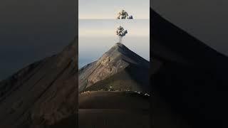 The Fuego Volcano, which belongs to the Sierra Madre de Chiapas mountain range