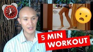 5 Minute Workout That Replaces High Intensity Cardio | Reaction Video