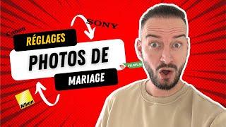 QUELS RÉGLAGES POUR DES PHOTOS DE MARIAGE ? - Vous me l'aviez demandé, la voici !