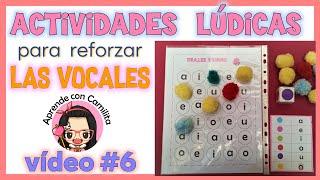 #6 VOCALES PARA ALUMNOS EN REZAGO(CURSO) COMO ENSEÑAR A LEER Y ESCRIBIR FÁCIL Y DIVERTIDO