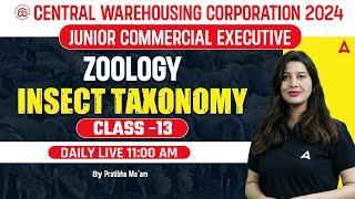 CWC 2024 | Junior Technical Assistant | Zoology | Insect Taxonomy #13 | By Pratibha Maam