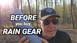 Before you buy rain gear, watch this video.